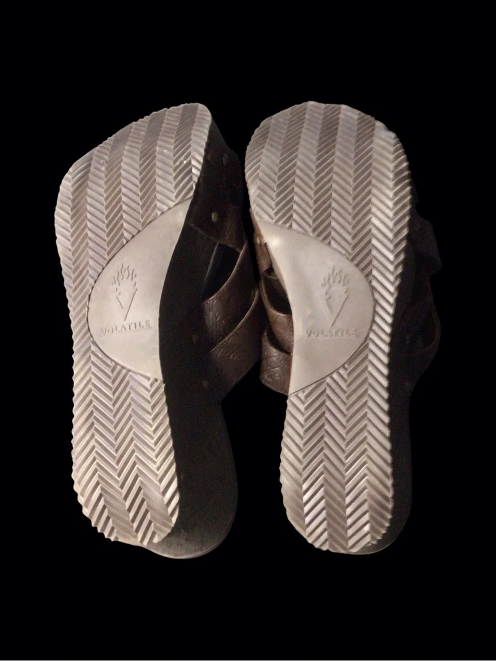 NWOT...Womens Volatile Wedge sandals. Excellent condition...SZ 11